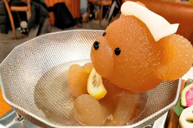 北海道めんこい鍋 くまちゃん温泉 渋谷宮益坂通り店 くまちゃんアップ
