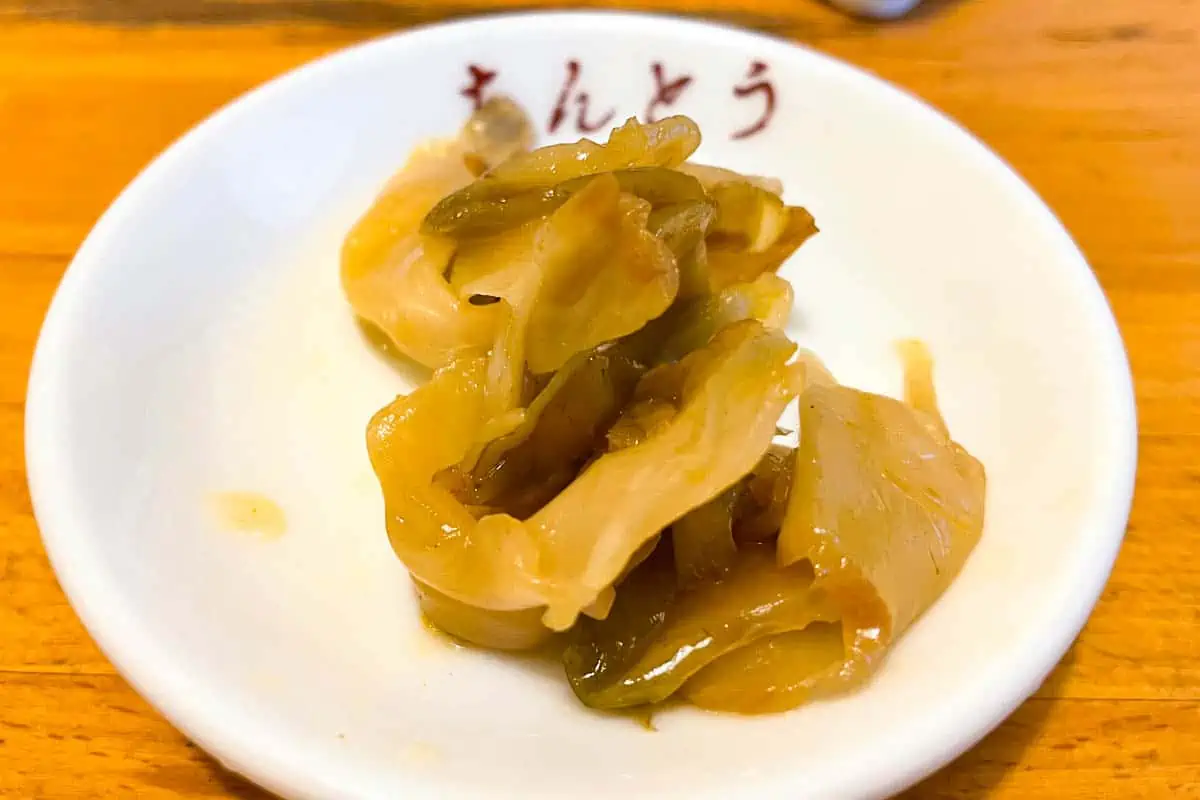 突き出しのザーサイ